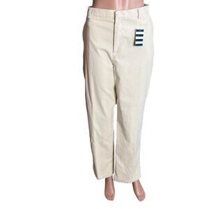 Lands’ End New With Tags Stretch Corduroy Natural Fit Pants 14 Cabincore Comfort